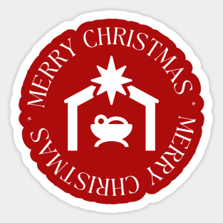 MERRY CHRISTMAS MERRY CHRISTMAS Sticker